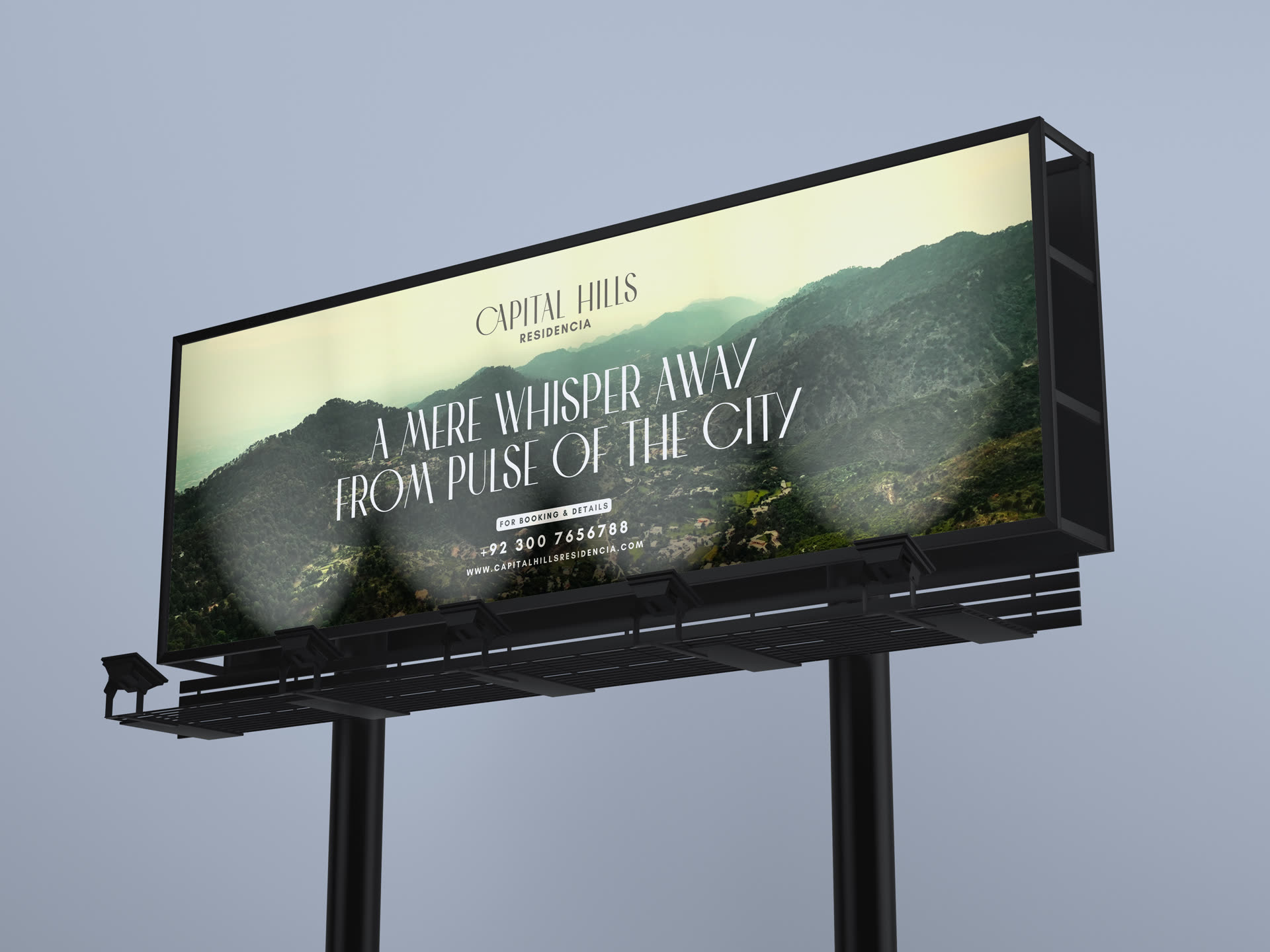 Capital Hills Residencia — Billboard — a mere whisper away
