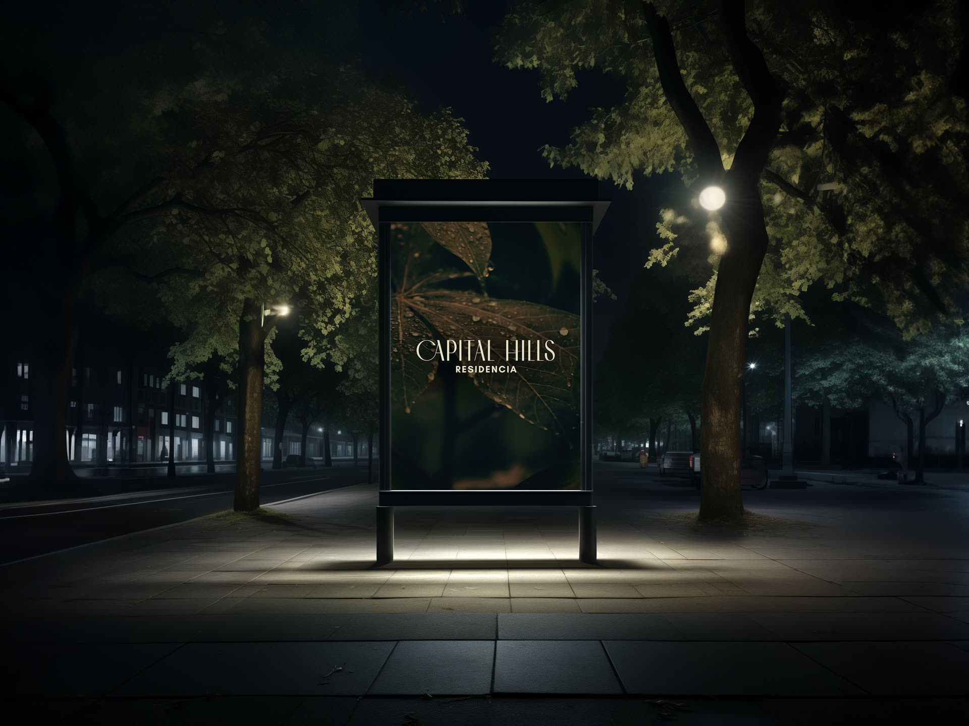 Capital Hills Residencia — Bus shelter poster