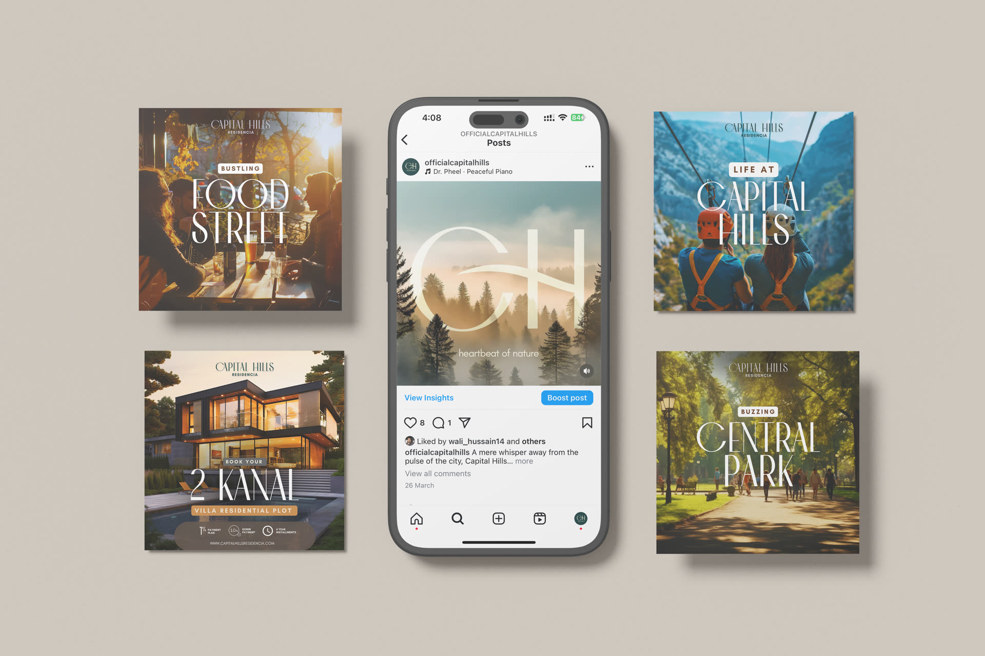 Capital Hills Residencia — Social media posts