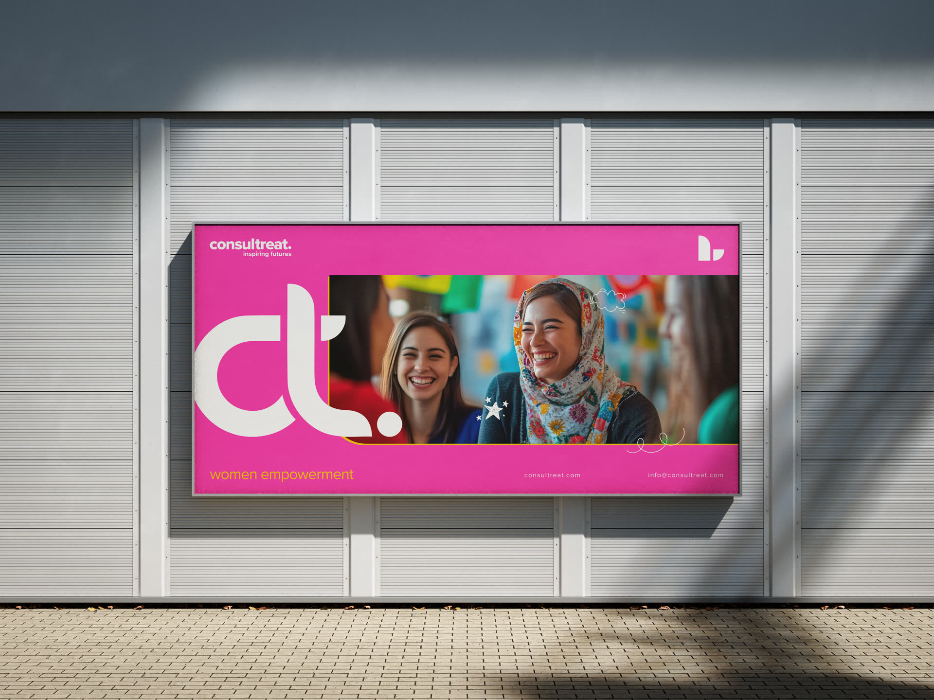 Consultreat — Billboard — women empowerment