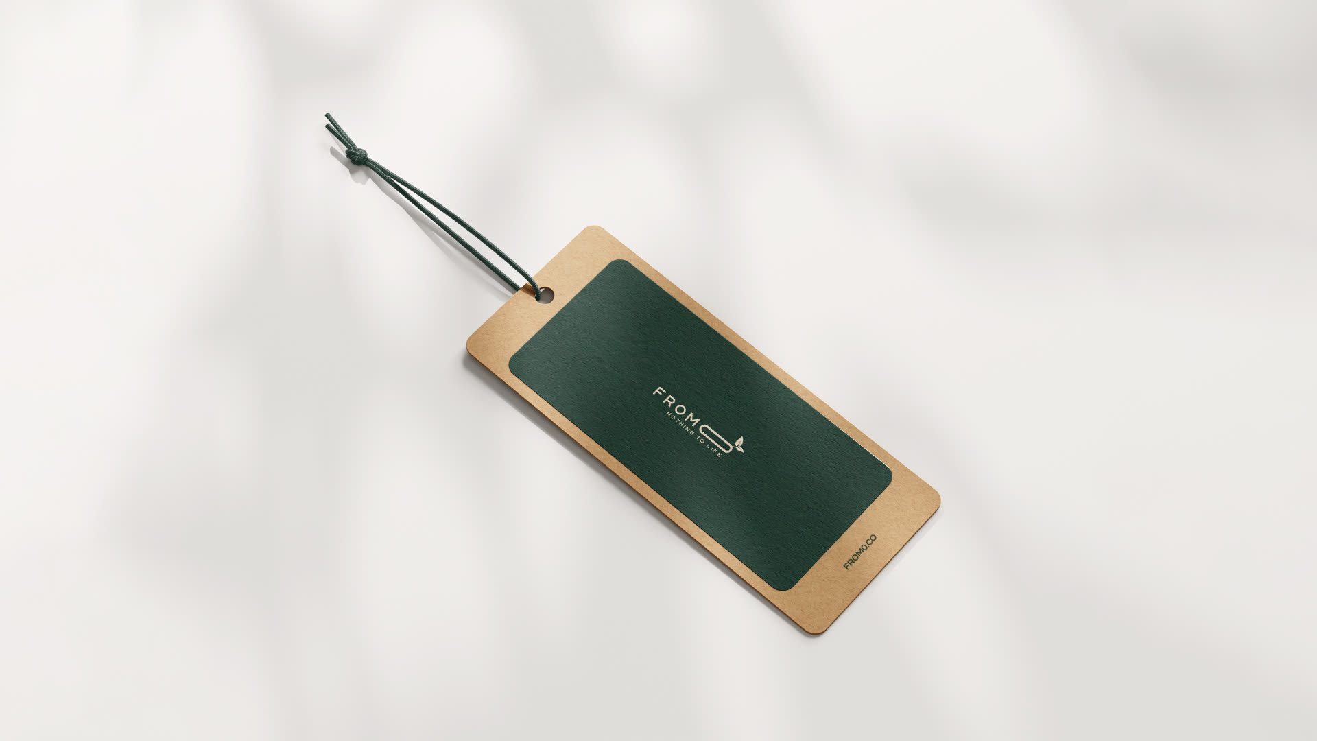 From 0 — Swing tag — kraft