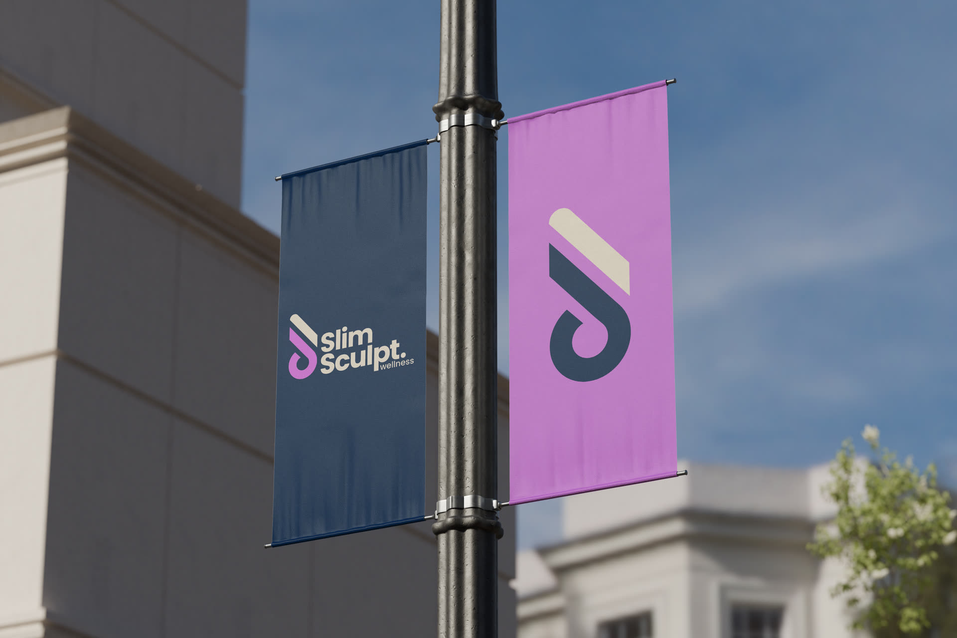 SlimSculpt Wellness — Street banners