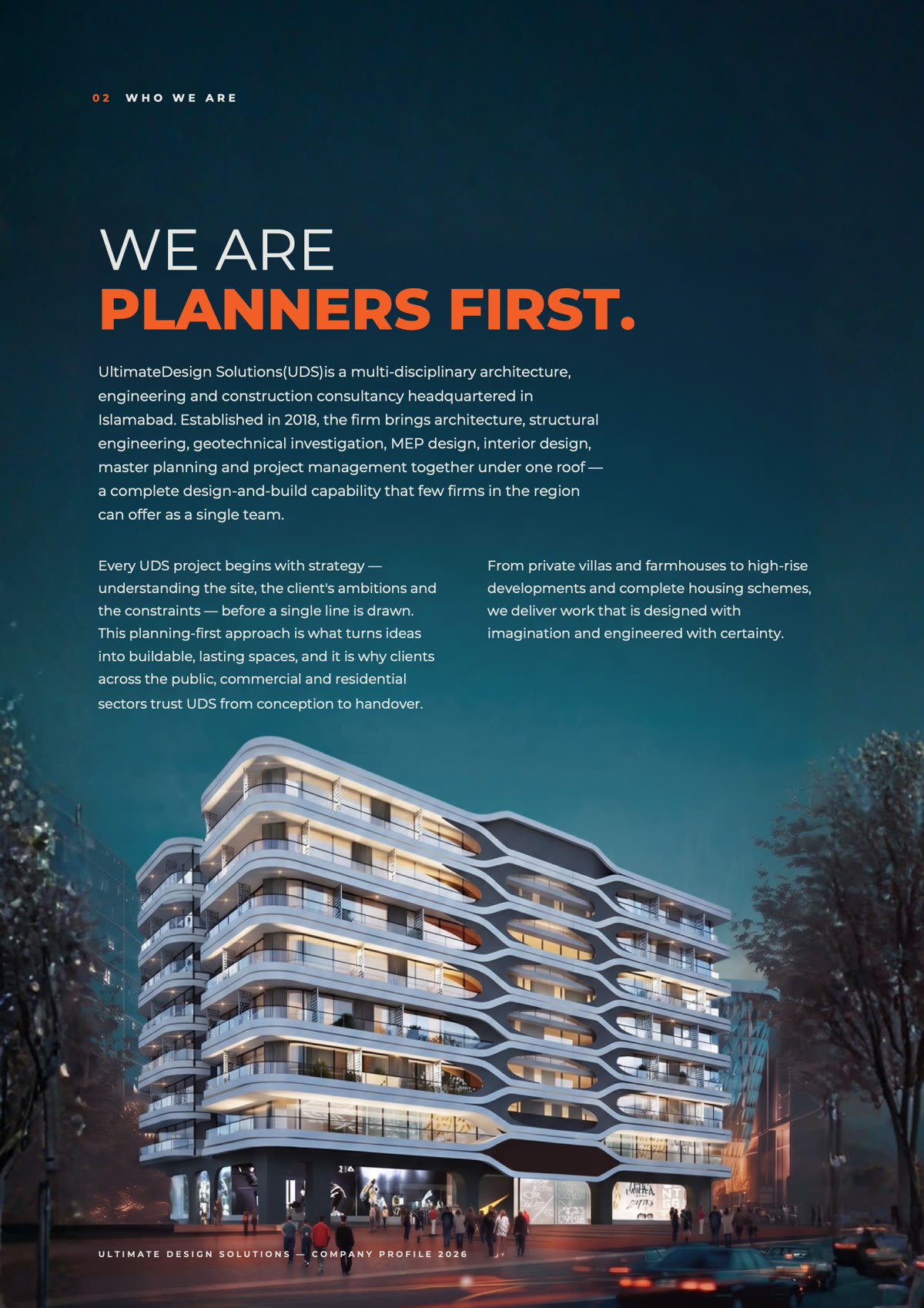 Ultimate Design Solutions — We are planners first