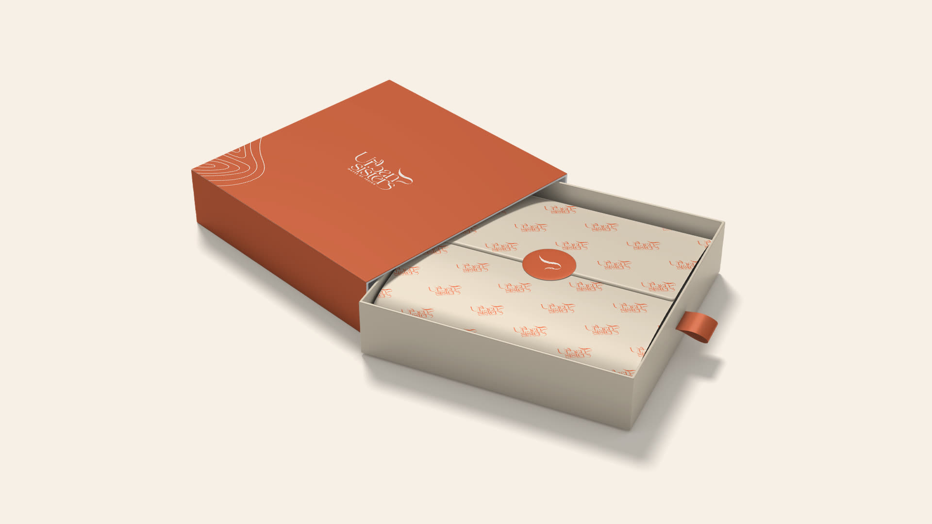 Urban Sisters — Gift box and printed tissue