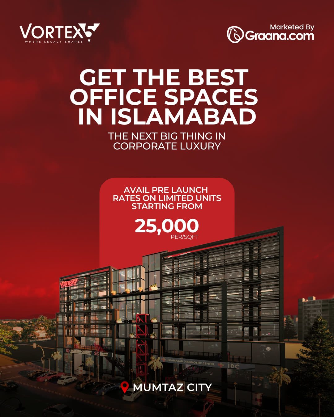 Vortex5 — The best office spaces in Islamabad